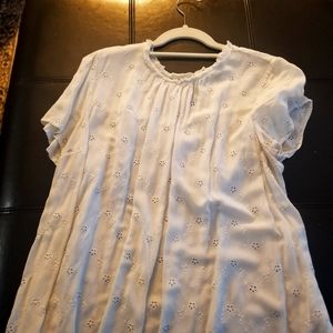 Torrid size 1, white blouse.